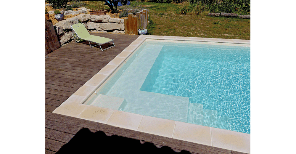 Avila Piscine à fond plat de 9 m x 4,20 m x 1,50 m
