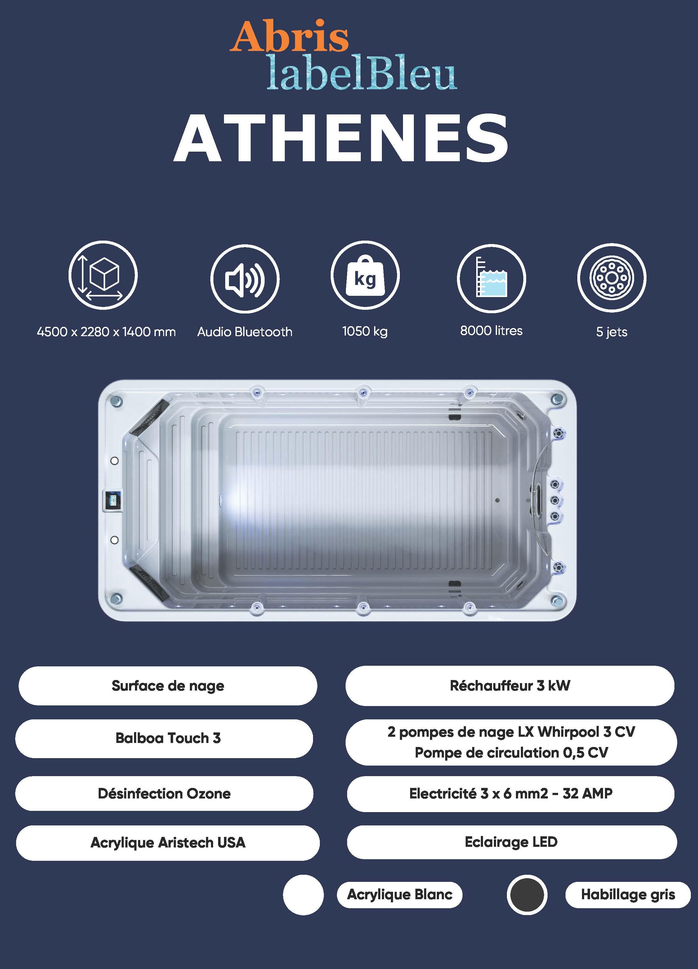 SPA Athènes SPA de nage mono-zone