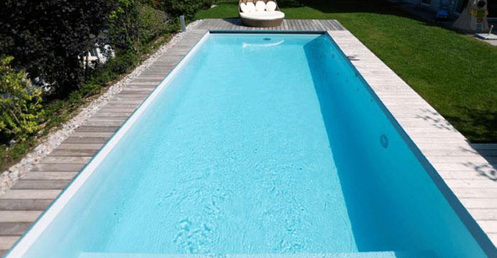 Ermitao Piscine à fond plat de 7,90 m x 3,80 m x 1,50 m