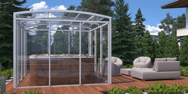 Hedone Abri de spa fixe