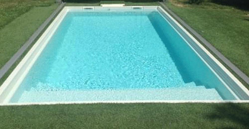 Lanós Piscine à fond plat de 9 m x 3,70 m x 1,50 m