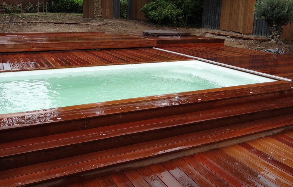 Ouverture largeur 1 plateau L'art de façonner votre espace piscine
