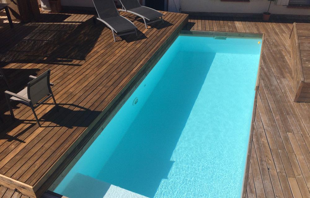 Ouverture largeur 1 plateau L'art de façonner votre espace piscine