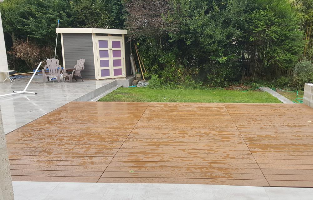 Ouverture largeur 1 plateau L'art de façonner votre espace piscine