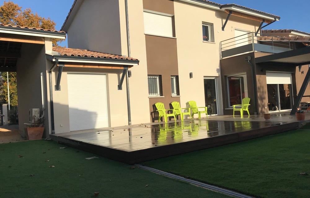 Ouverture largeur 1 plateau L'art de façonner votre espace piscine