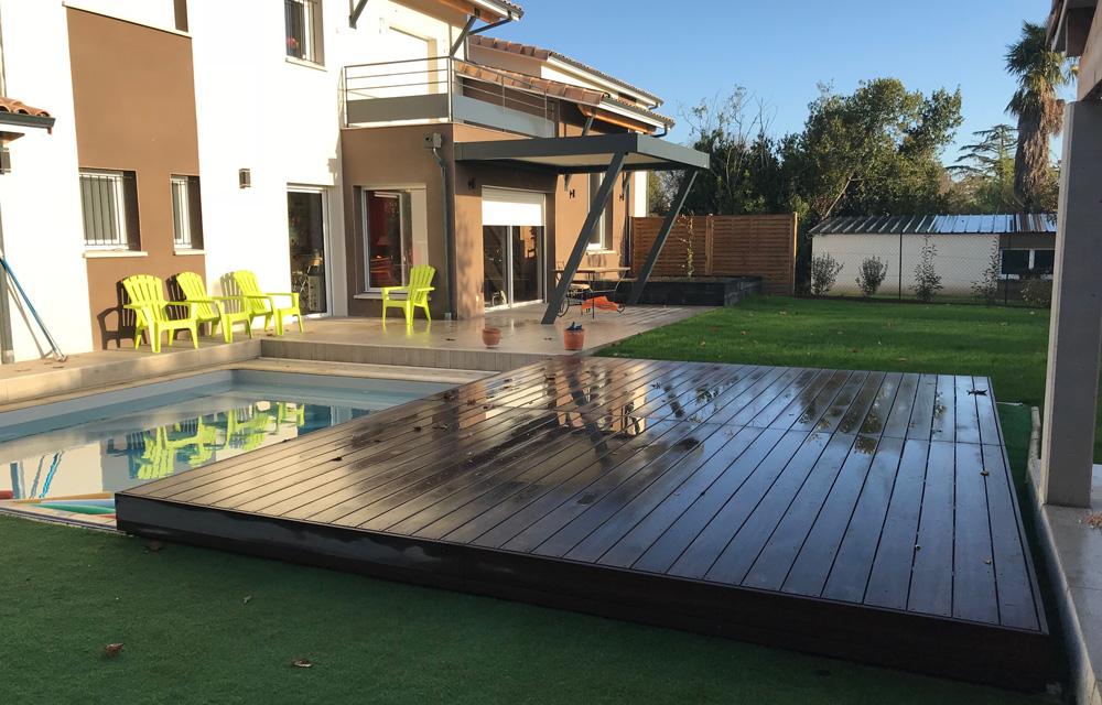 Ouverture largeur 1 plateau L'art de façonner votre espace piscine