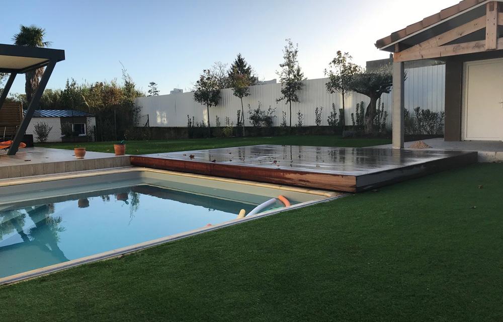 Ouverture largeur 1 plateau L'art de façonner votre espace piscine