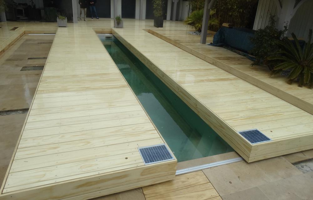 Ouverture largeur 2 plateaux L'art de moduler votre espace piscine