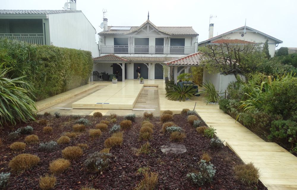 Ouverture largeur 2 plateaux L'art de moduler votre espace piscine