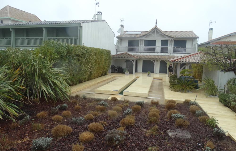 Ouverture largeur 2 plateaux L'art de moduler votre espace piscine