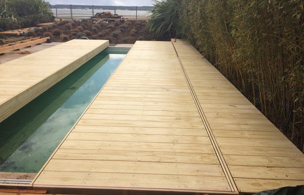 Ouverture largeur 2 plateaux L'art de moduler votre espace piscine