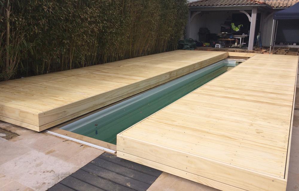 Ouverture largeur 2 plateaux L'art de moduler votre espace piscine