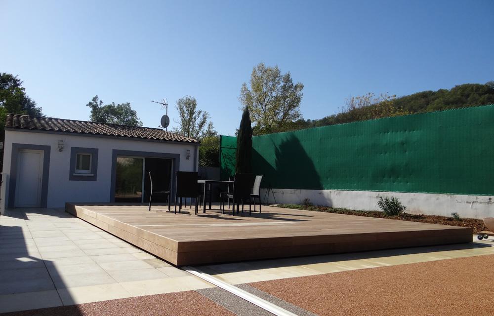 Ouverture longueur 1 plateau L'art de façonner votre espace piscine