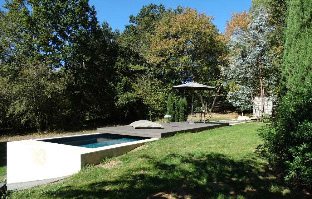 Ouverture longueur 1 plateau L'art de façonner votre espace piscine