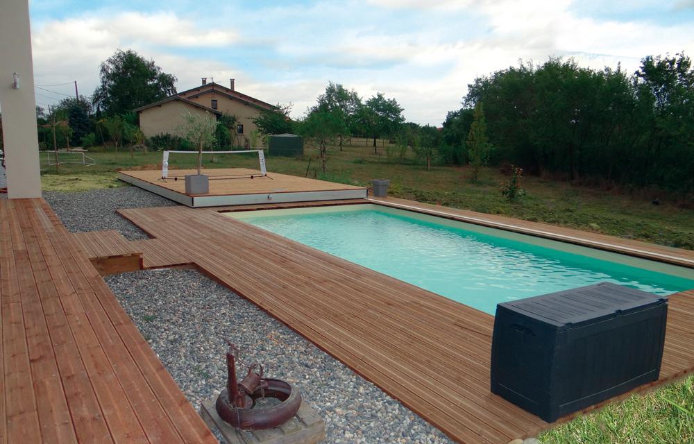 Ouverture longueur 1 plateau L'art de façonner votre espace piscine