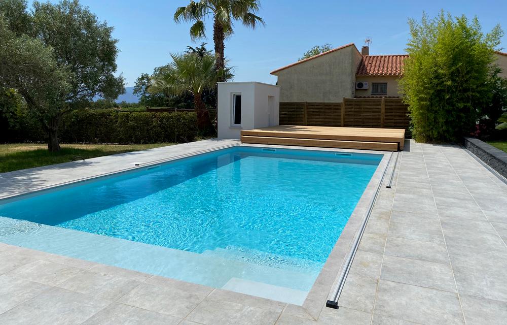 Ouverture longueur 2 plateaux gigognes L'art de moduler votre espace piscine sur un petit espace