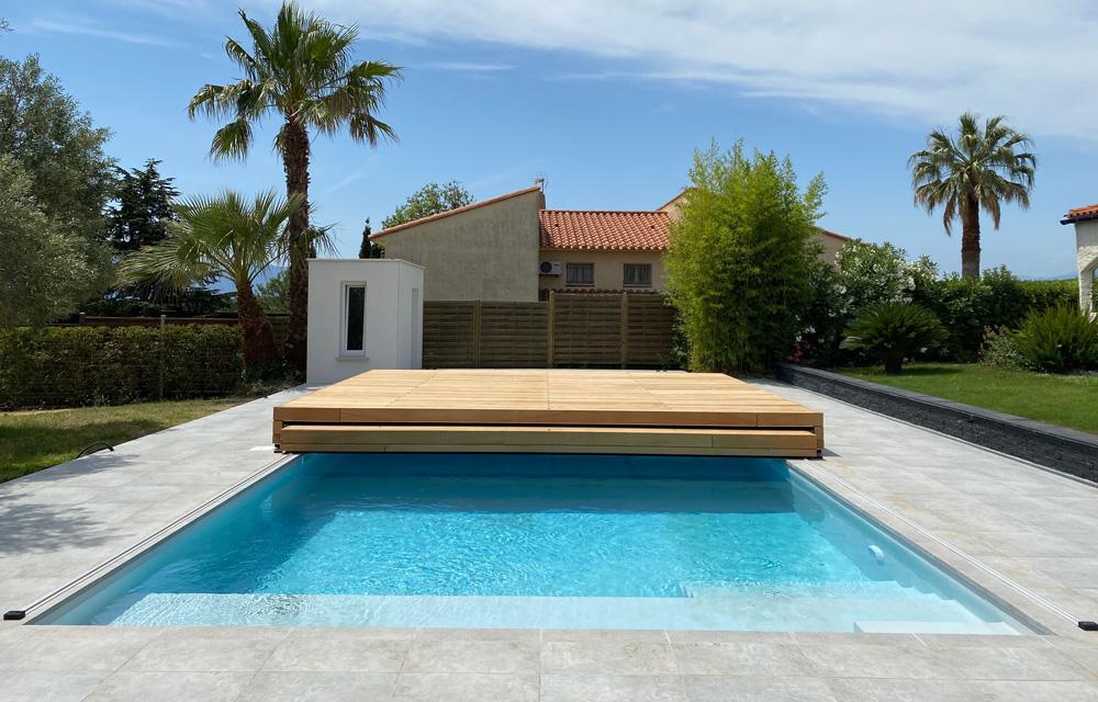 Ouverture longueur 2 plateaux gigognes L'art de moduler votre espace piscine sur un petit espace