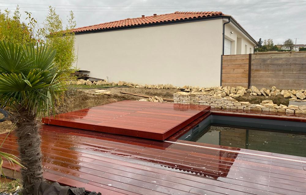Ouverture longueur 2 plateaux L'art de moduler votre espace piscine