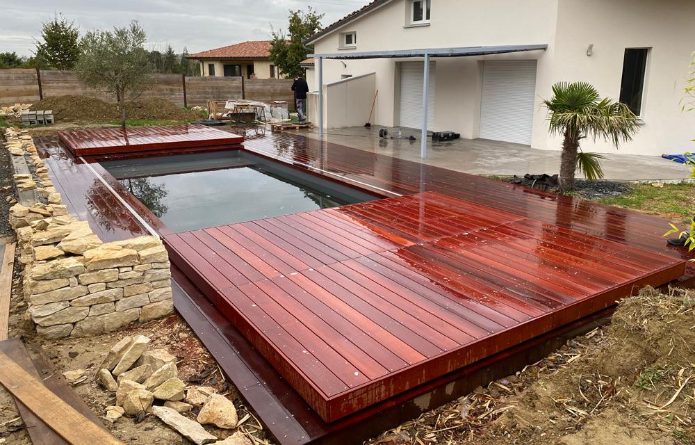 Ouverture longueur 2 plateaux L'art de moduler votre espace piscine