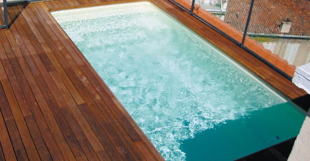 Maribal Piscine à fond plat de 6,20 m x 3,20 m x 1,45 m