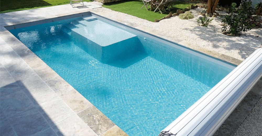 Mimao Plage Piscine à fond plat de 10 m x 4,20 m x 1,50 m