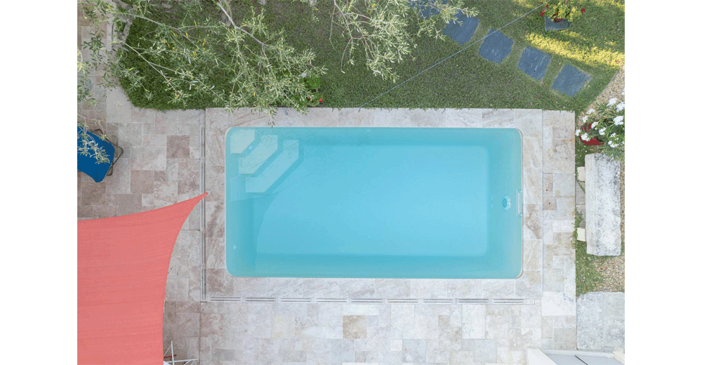 Majorque Piscine à fond plat de 5,20 m x 2,70 m x 1,40 m
