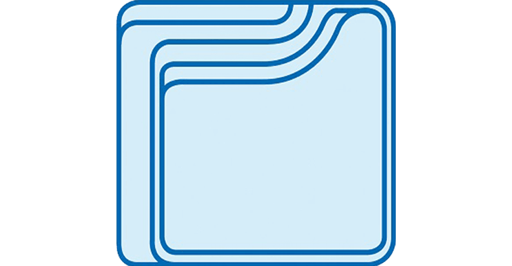 Mayotte Piscine à fond plat de 4,20 m x 4 m x 1,50 m