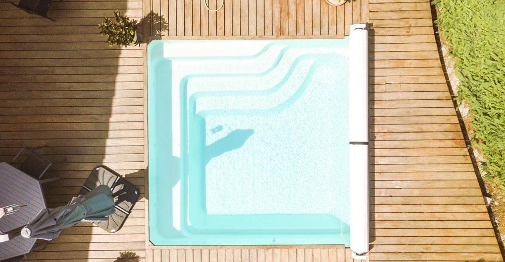 Mayotte Piscine à fond plat de 4,20 m x 4 m x 1,50 m