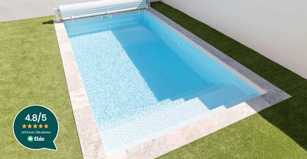 Philippines Piscine à fond plat de 6,50 m x 3,50 m x 1,50 m