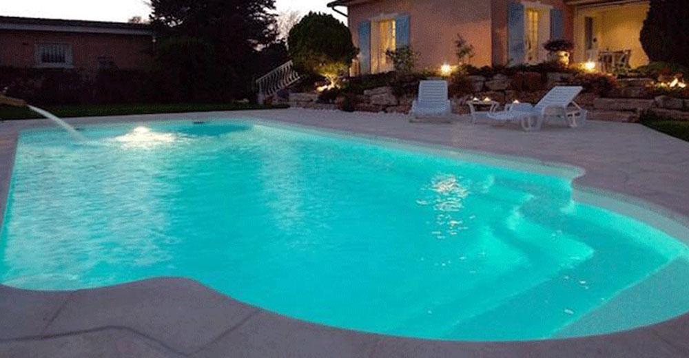 Sainte-Croix Piscine à fond plat de 10,50 m x 4 m x 1,60 m
