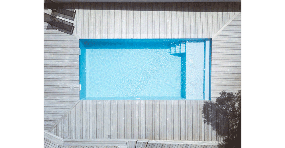Samoa Piscine à fond plat de 8,50 m x 4,00 m X 1,50 m