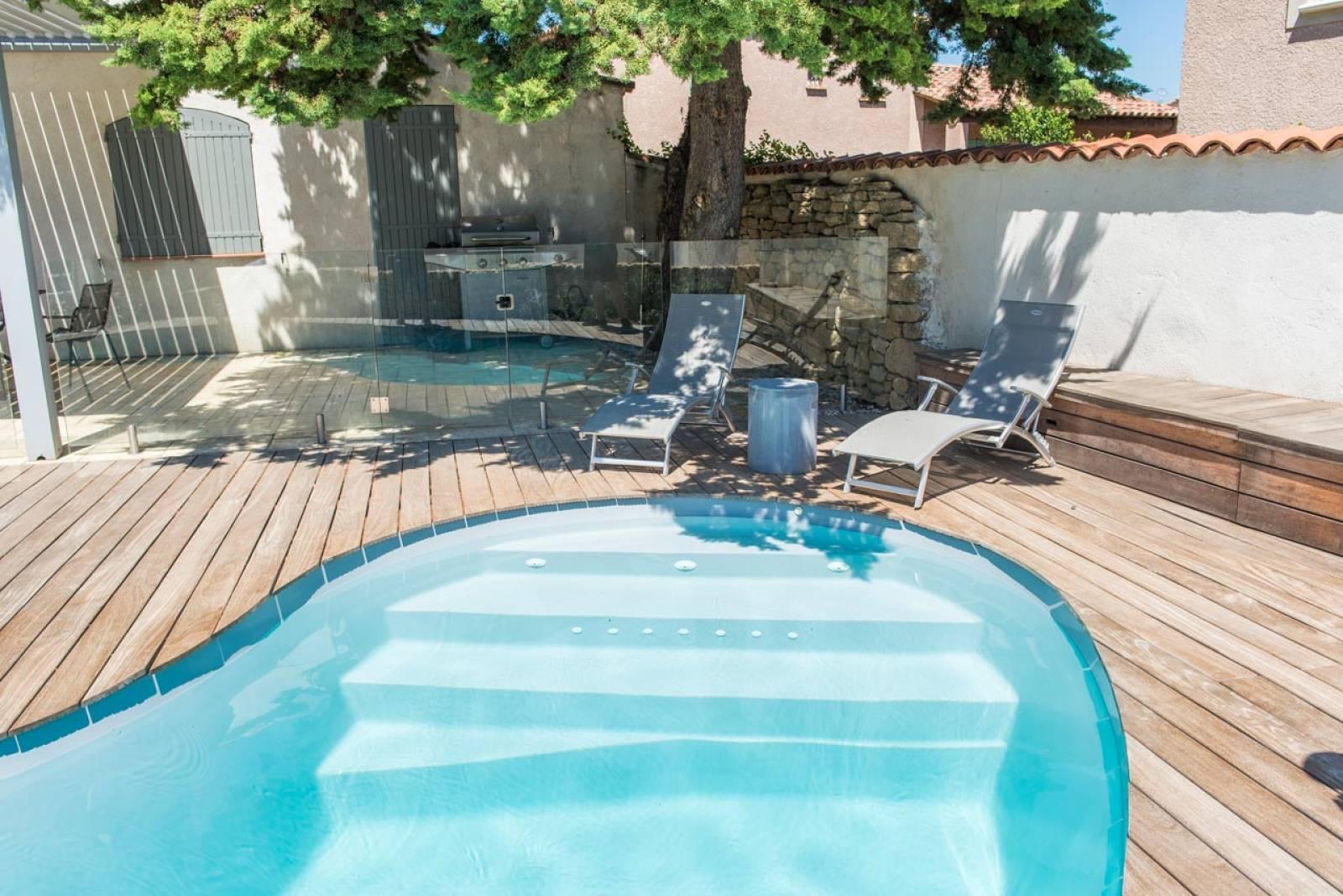 Seychelles Piscine à fond plat de 7,80 m x 3,80 m x 1,45 m