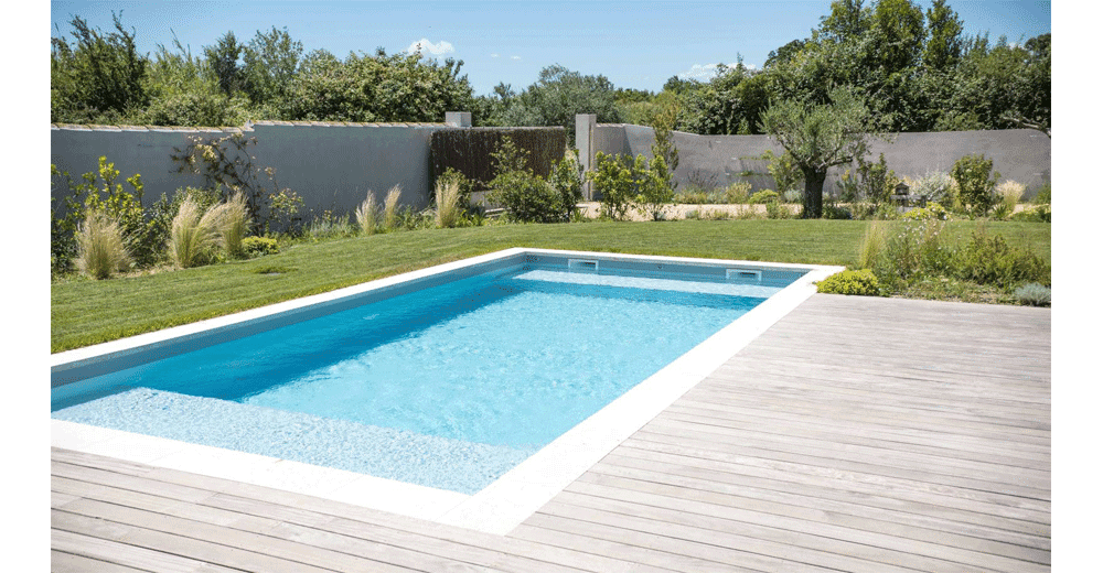 Tonga Piscine à fond plat de 9,50 m x 4 m x 1,50 m