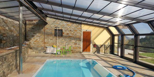 Italica terrasse Véranda rétractable : le design du pan coupé pour embellir votre terrasse