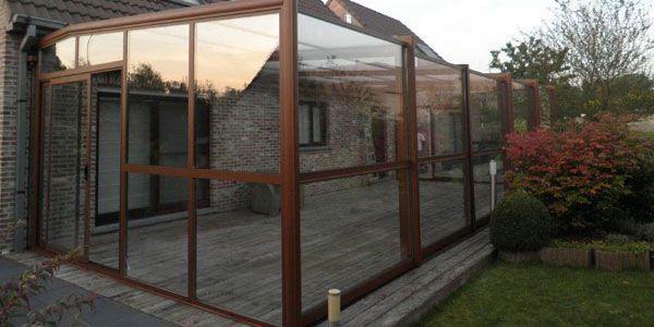 Premium terrasse La véranda rétractable en double vitrage