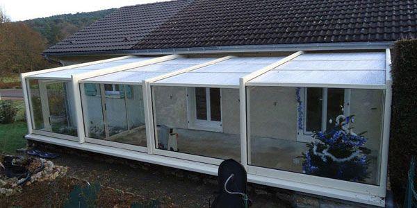 Premium terrasse La véranda rétractable en double vitrage