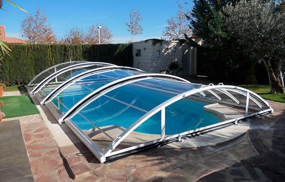 Scorpius Abri bas au meilleur rapport qualité-prix, utilisation confortable de la piscine