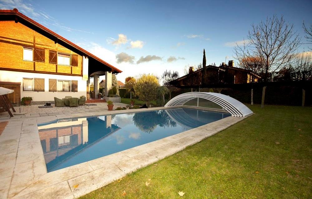 Scorpius Abri bas au meilleur rapport qualité-prix, utilisation confortable de la piscine