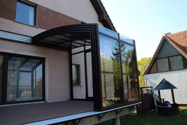 Aluwall II Terrasse Un abri de terrasse au design moderne