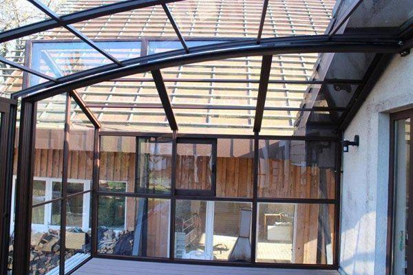 Aluwall II Terrasse Un abri de terrasse au design moderne