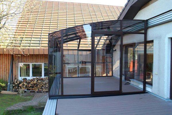 Aluwall II Terrasse Un abri de terrasse au design moderne