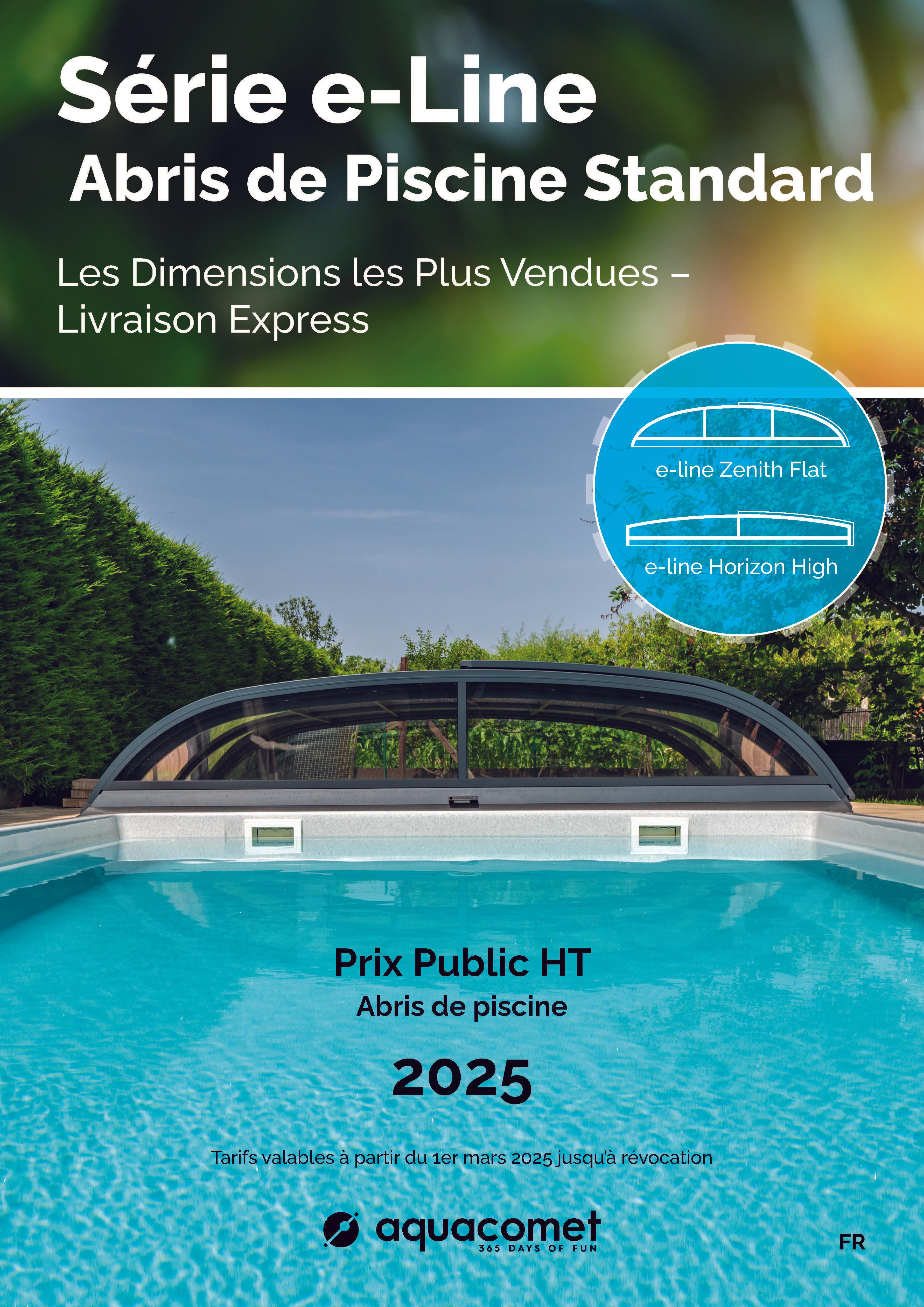 Horizon - E-Line Abri en dimension fixe, la solution économique